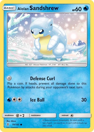 Alolan Sandshrew [Reverse Holo] #19