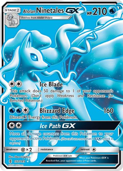 Alolan Ninetales GX #132