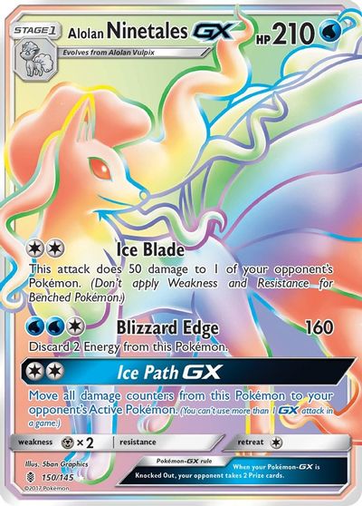 Alolan Ninetales GX #150