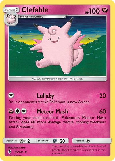 Clefable [Reverse Holo] #89