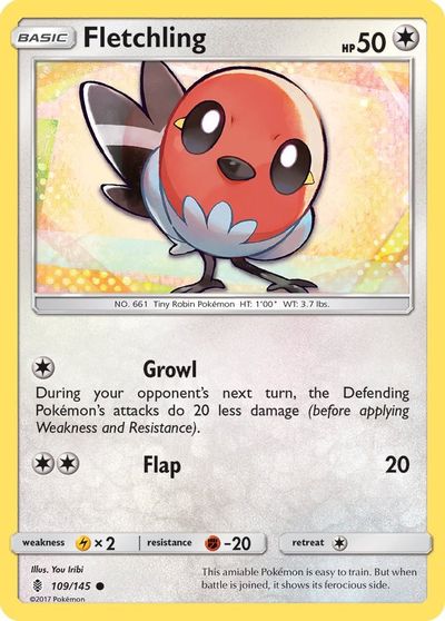 Fletchling [Reverse Holo] #109
