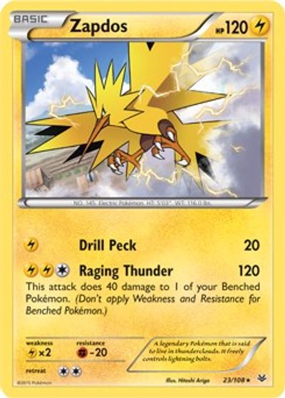 Zapdos [Cracked Ice Holo] #23