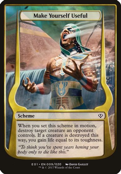 Make Yourself Useful Archenemy Nicol Bolas #9