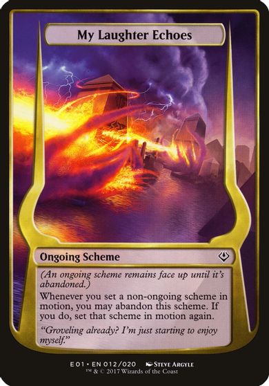 My Laughter Echoes Archenemy Nicol Bolas #12