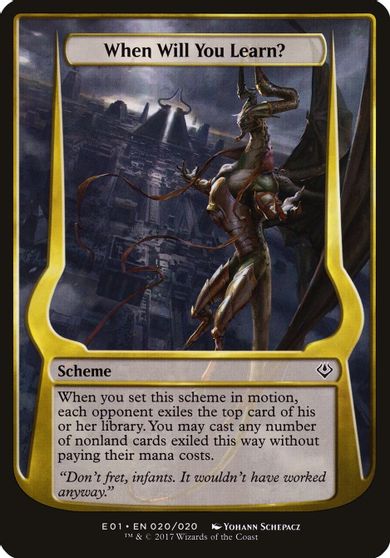 When Will You Learn Archenemy Nicol Bolas #20