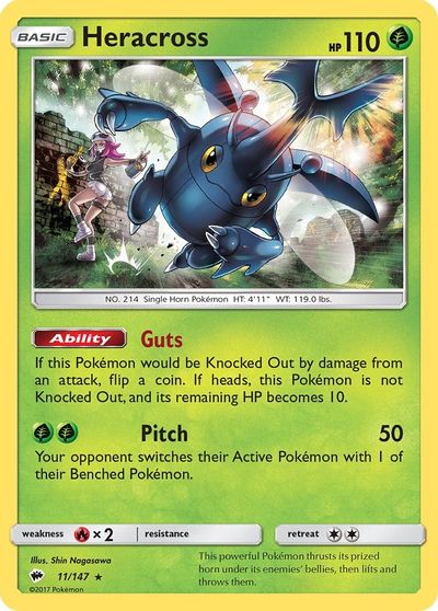 Heracross [Reverse Holo] #11
