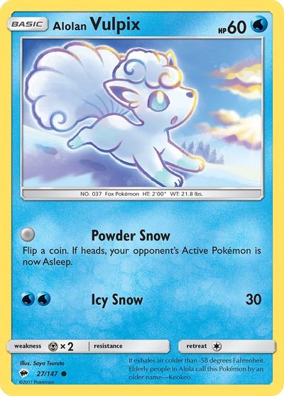 Alolan Vulpix [Reverse Holo] #27