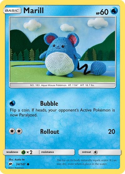 Marill [Reverse Holo] #34