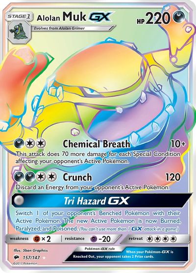 Alolan Muk GX #157