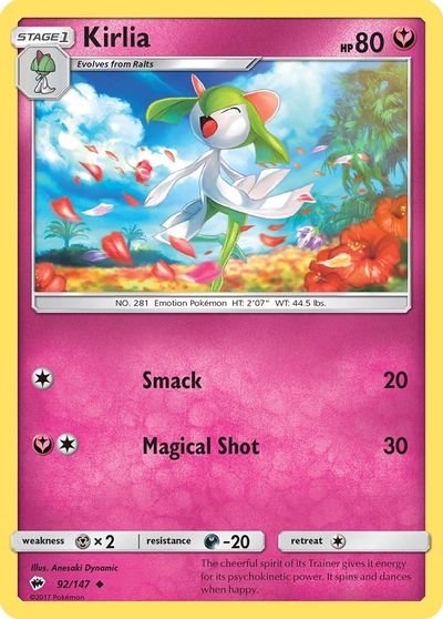 Kirlia Sm Burning Shadows Pokemon Tcgplayer Com