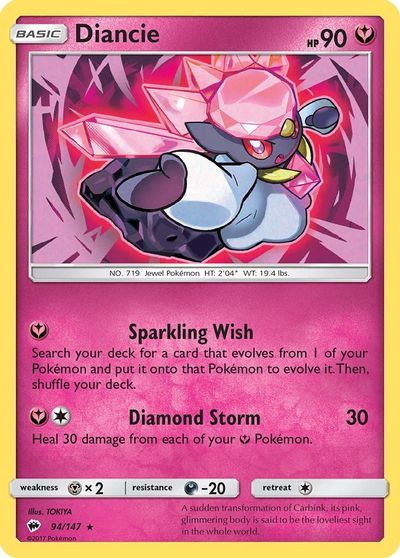 Diancie [Reverse Holo] #94