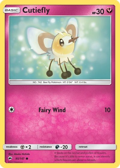Cutiefly [Reverse Holo] #95