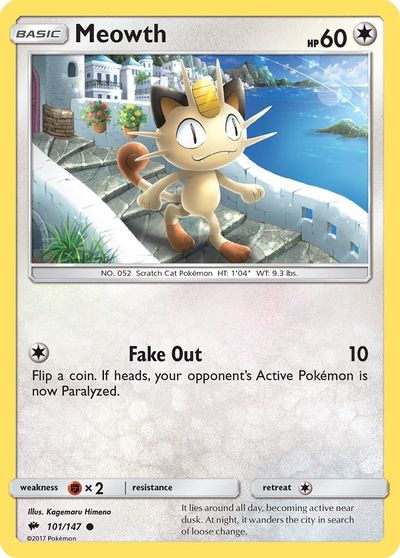 Meowth [Reverse Holo] #101