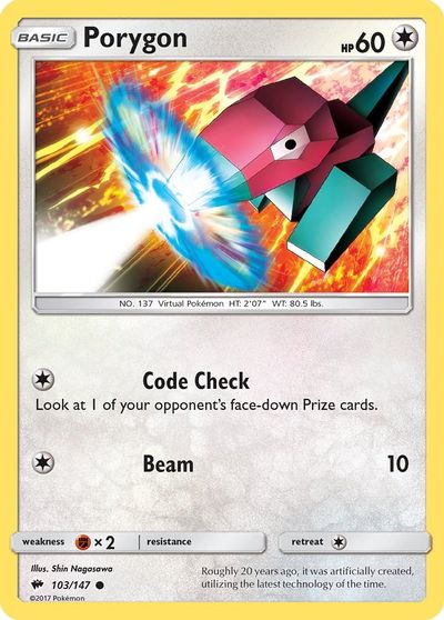 Porygon [Reverse Holo] #103