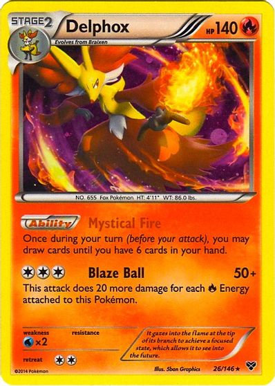 Delphox [Cosmos Holo] #26