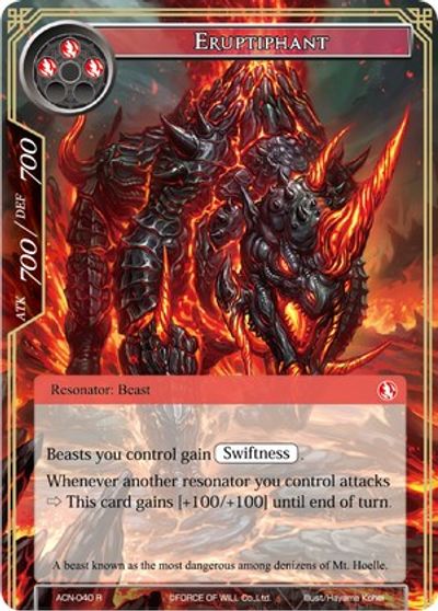 Eruptiphant Ancient Nights Force Of Will Tcgplayer Com