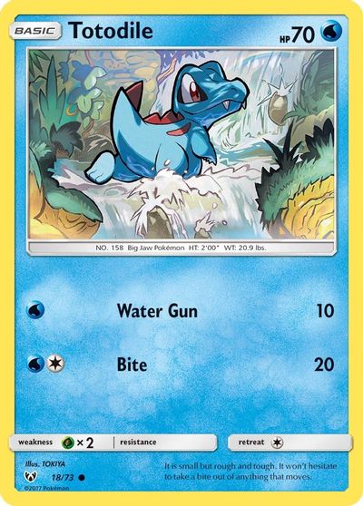 Totodile [Reverse Holo] #18