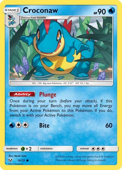 Croconaw [Reverse Holo] #19