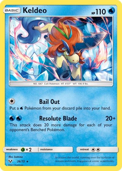 Keldeo [Reverse Holo] #26