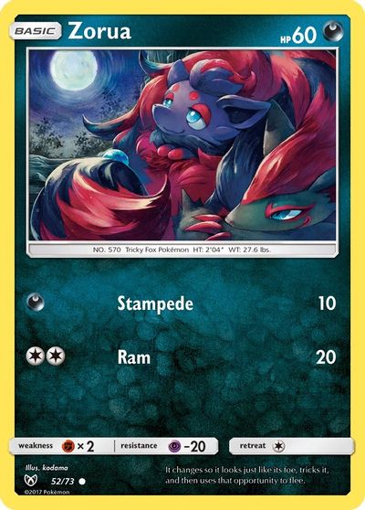 Zorua [Reverse Holo] #52