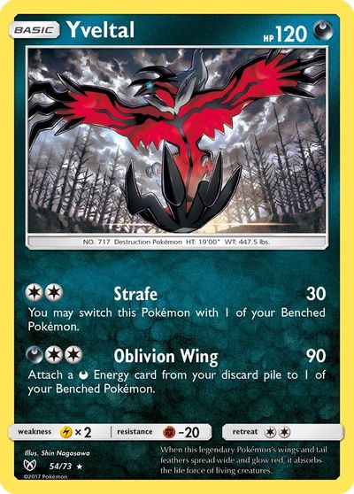 Yveltal [Reverse Holo] #54
