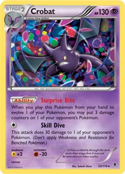 Crobat [Cosmos Holo] #33