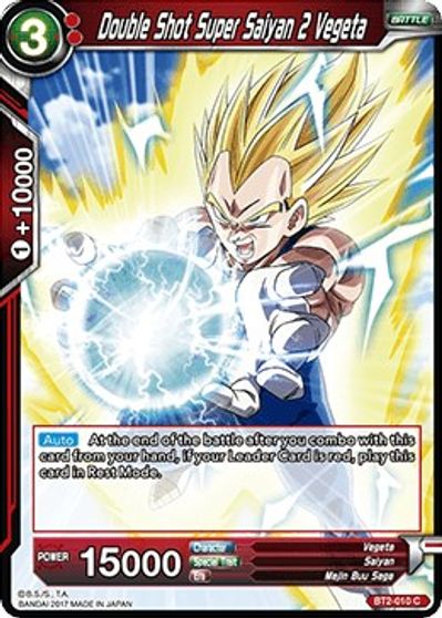 Double Shot Super Saiyan 2 Vegeta Union Force Dragon Ball Super Ccg Tcgplayer Com