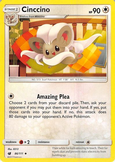 Cinccino [Reverse Holo] #86