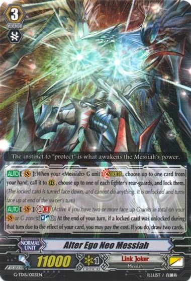 Alter Ego Neo Messiah - G-TD15: Messiah Dragon of Rebirth - Cardfight ...