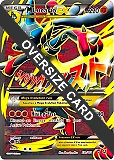 M Lucario Ex 55a Furious Fists Jumbo Cards Pokemon Tcgplayer Com