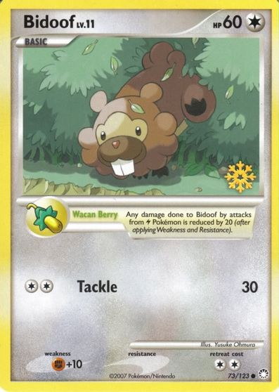 Bidoof [Snowflake Stamp] #73