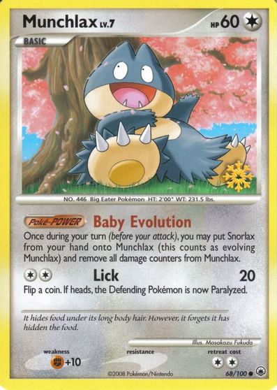 Munchlax [Snowflake Stamped] #68