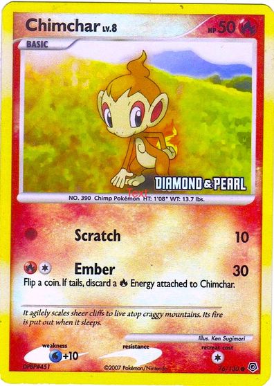 Chimchar [Stamped] #76