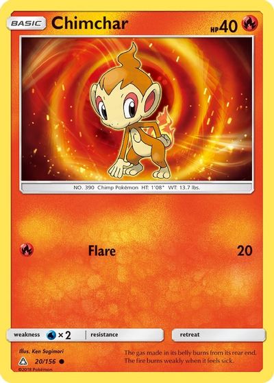 Chimchar [Reverse Holo] #20