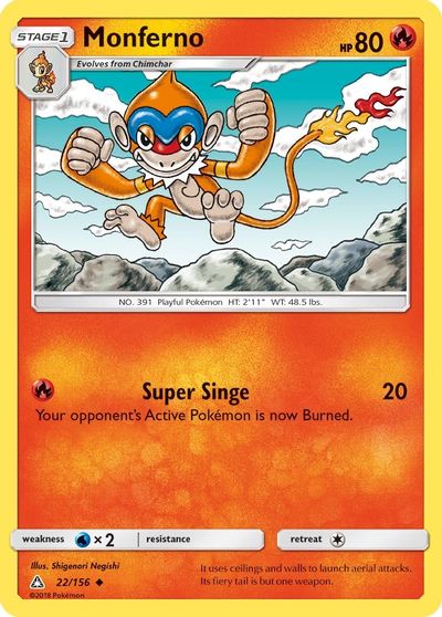 Monferno [Reverse Holo] #22