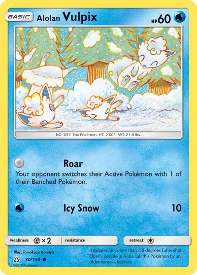 Alolan Vulpix [Reverse Holo] #30