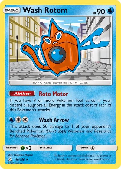 Wash Rotom [Reverse Holo] #40
