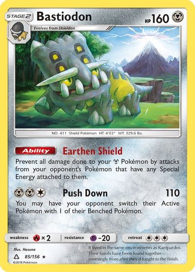 Bastiodon [Reverse Holo] #85