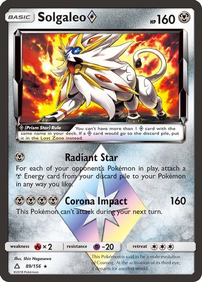Solgaleo Prism Star #89