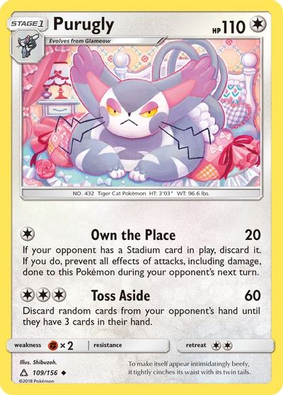 Purugly [Reverse Holo] #109