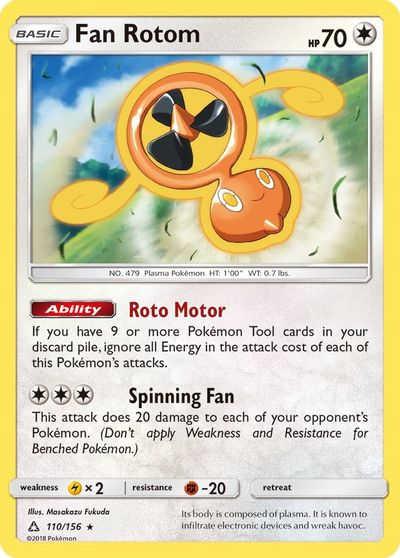 Fan Rotom [Reverse Holo] #110