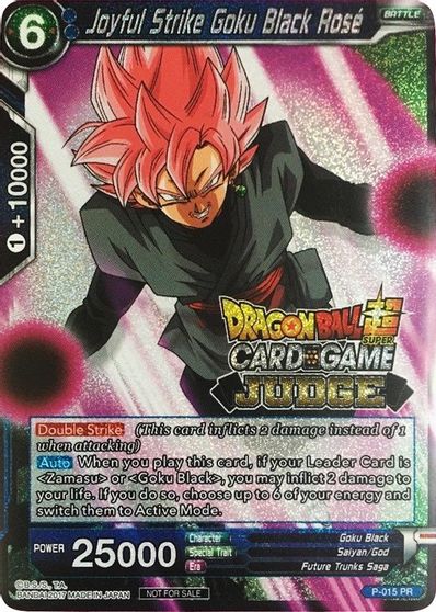 Joyful Strike Goku Black Rose Judge Promotion Cards Dragon Ball Super Ccg Tcgplayer Com