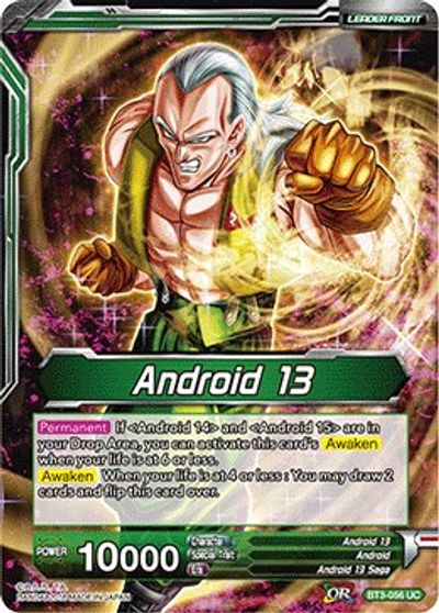 Android 13 Thirst For Destruction Android 13 Cross Worlds Dragon Ball Super Ccg Tcgplayer Com