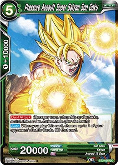 Pressure Assault Super Saiyan Son Goku Cross Worlds Dragon Ball Super Ccg Tcgplayer Com