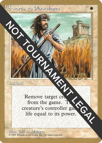 Swords to Plowshares - 1996 Preston Poulter (4ED)