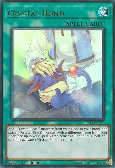 Crystal Bond Legendary Duelists Ancient Millennium Yugioh Tcgplayer Com