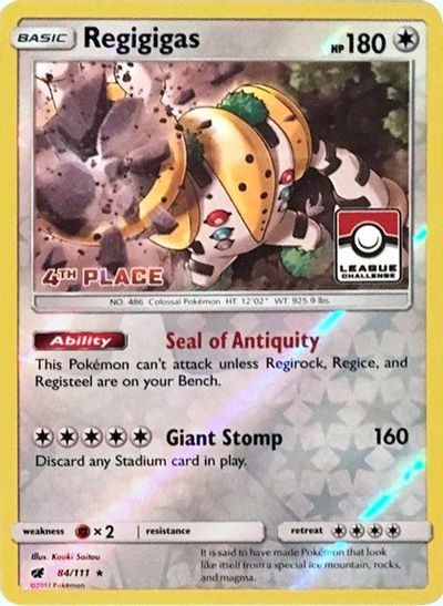Regigigas [4th Place League] #84