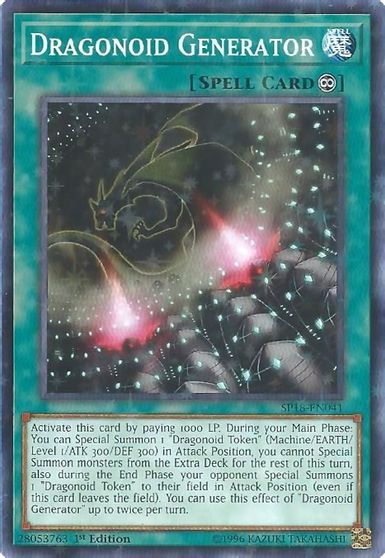 Dragonoid Generator Starfoil #SP18-EN041