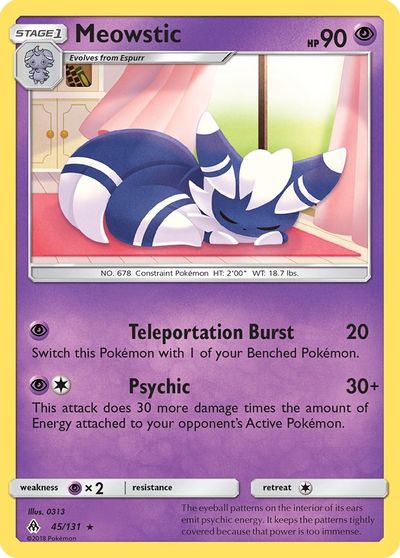Meowstic [Reverse Holo] #45