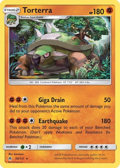 Torterra [Reverse Holo] #58